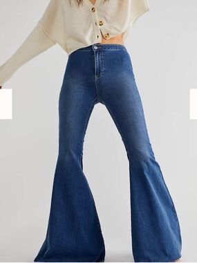 We The Free Just Float On Flare Jeans High Rise Retro 70s vintage inspired